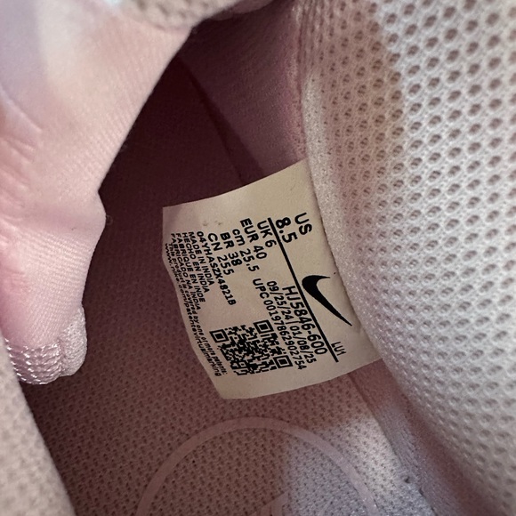 Nike Court Vision Women's Rose Mousse Lace Sneakers - Picture 5 of 5